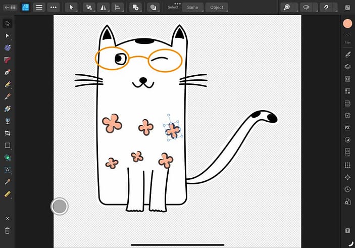 Illustrations in Affinity Designer: Cat